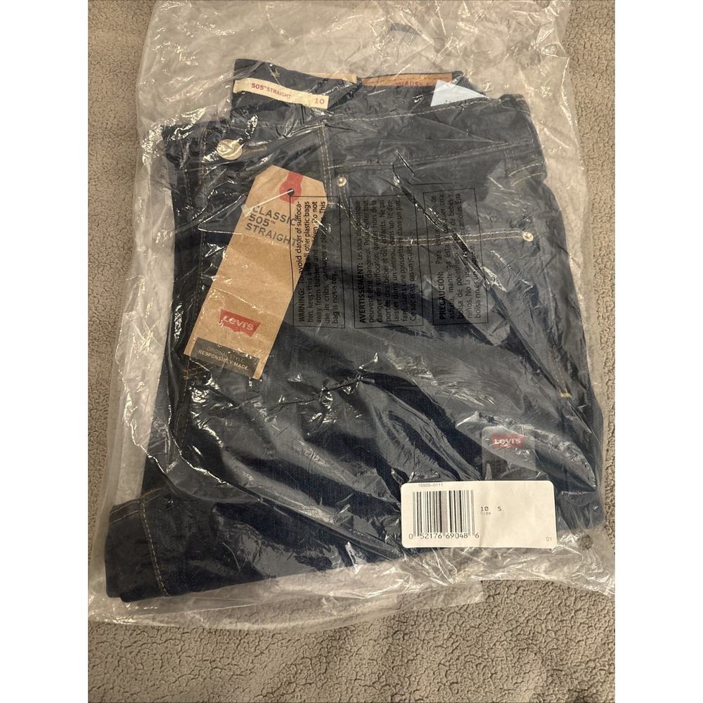 Levi's Classic 505 Straight 10 SHORT W30 L30‎ EASY THROUGH HIP & THIGH (0486)2 - Picture 4 of 7